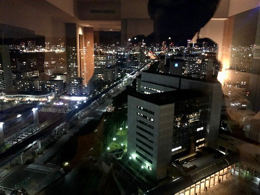 神戸ポートピアホテルの夜景