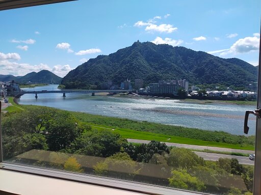 都ホテル岐阜長良川の眺望