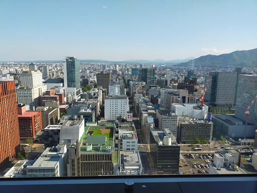 JRタワーホテル日航札幌の眺望