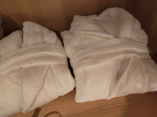 ピアッツァホテル奈良のバスローブ