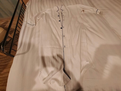 東京ベイ東急ホテルサンライズビューツインのパジャマ