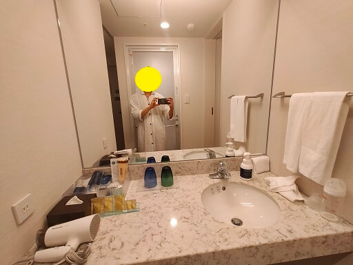 東京ベイ東急ホテルサンライズビューツインの洗面台